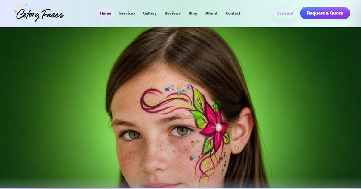 Colory Faces project proof preview